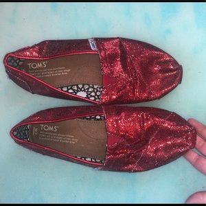 Sparkly Red Toms